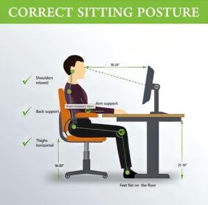 How to Sit With Good Posture at a Desk